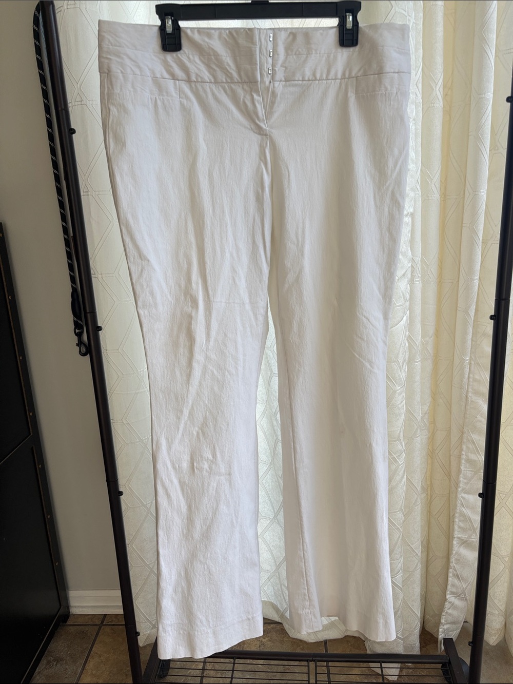 The Limited White Boot Cut Pants